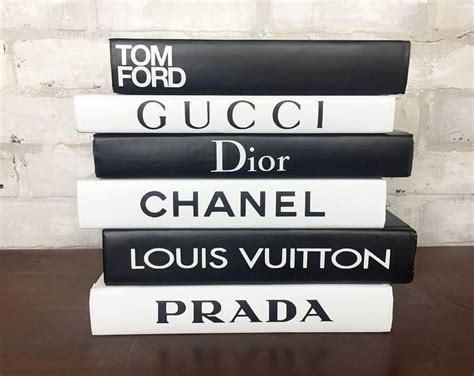 chanel prada books decor|chanel books decor.